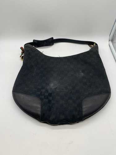 AUTHENTIC Gucci GG Canvas Large Princy Black Hobo… - image 1