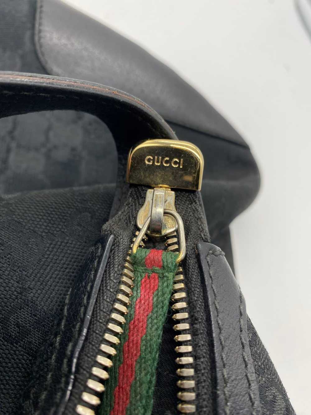 AUTHENTIC Gucci GG Canvas Large Princy Black Hobo… - image 8