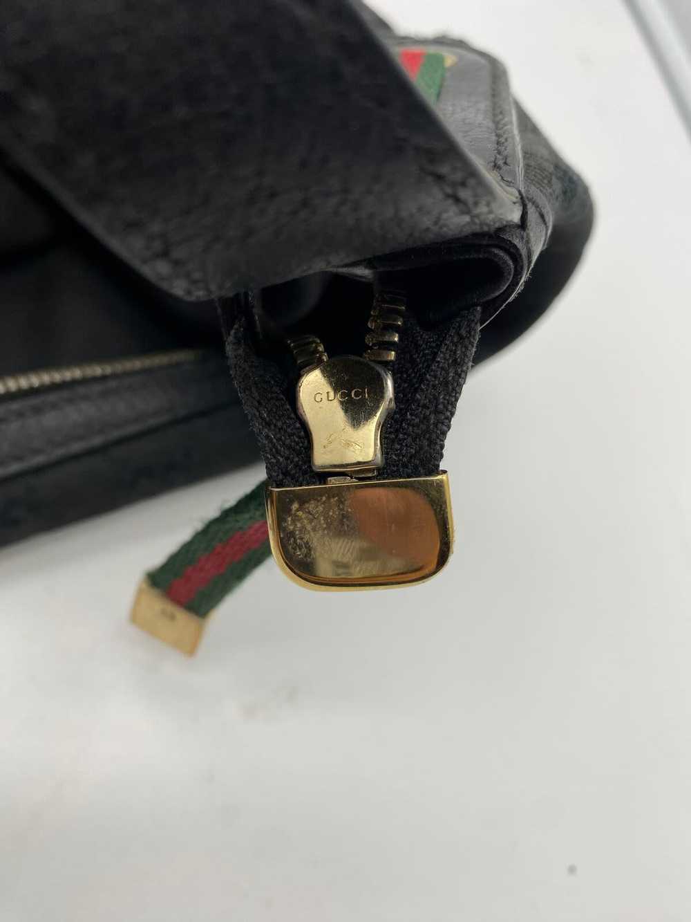 AUTHENTIC Gucci GG Canvas Large Princy Black Hobo… - image 9