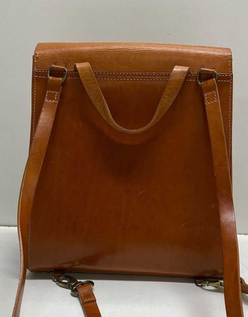 Vere Verto Macta Leather Backpack Chestnut Brown - image 2