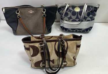 Coach Assorted Lot of 3 Cotton Bags - image 1