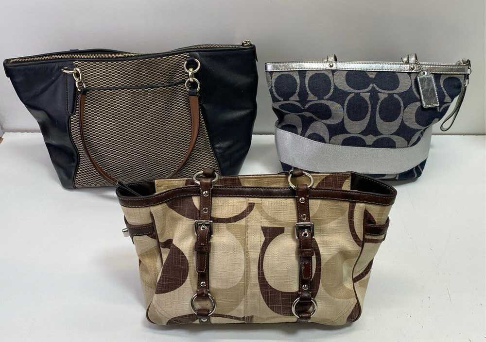 Coach Assorted Lot of 3 Cotton Bags - image 2