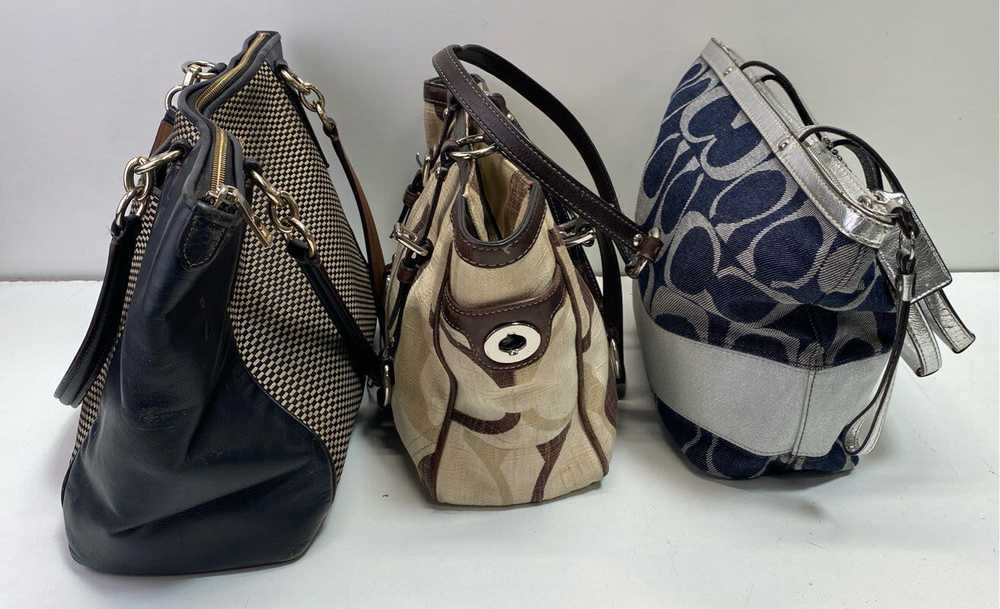 Coach Assorted Lot of 3 Cotton Bags - image 4