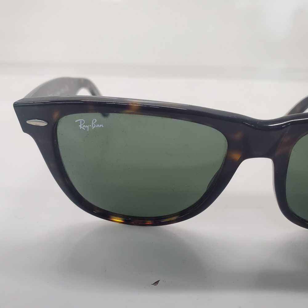 Ray-Ban Wayfarer RB2140 Brown Tort Square Sunglas… - image 9