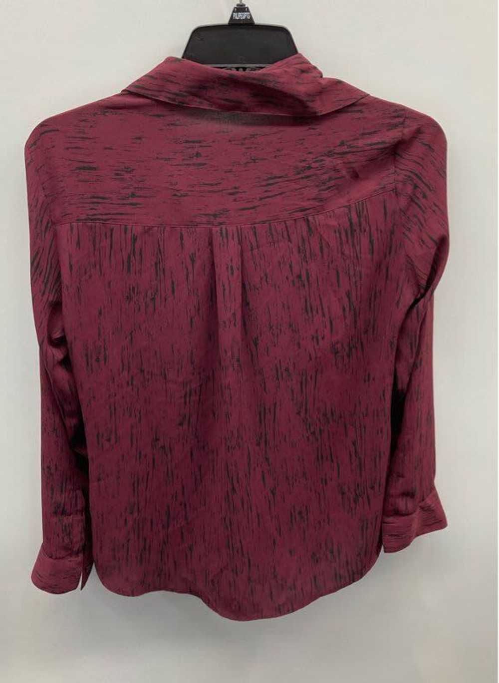 Express Women Maroon Long Sleeve Blouse Sz XS NWT - image 2