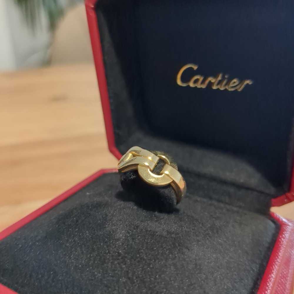 Cartier Agrafe yellow gold ring - image 2