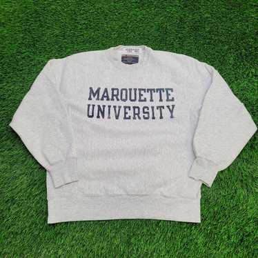 Rare VTG 90s hotsell Champion Reverse Weave Marquette University Crewneck Sweatshirt XL