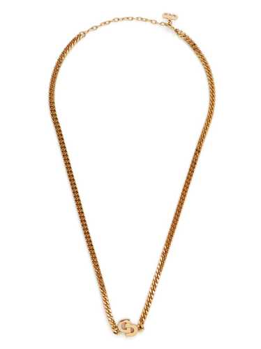 Christian Dior Pre-Owned CD chain necklace - Gold - image 1