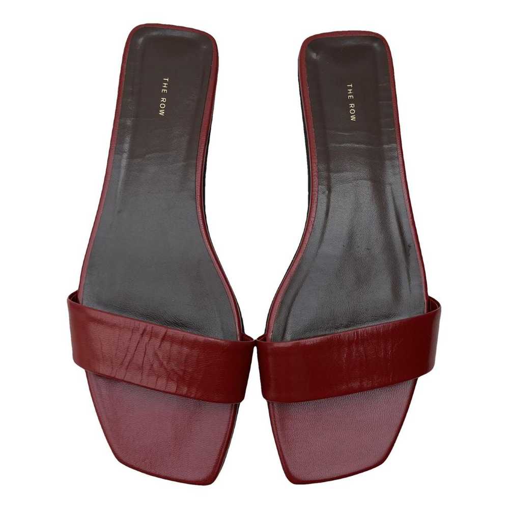 The Row Leather mules - image 1