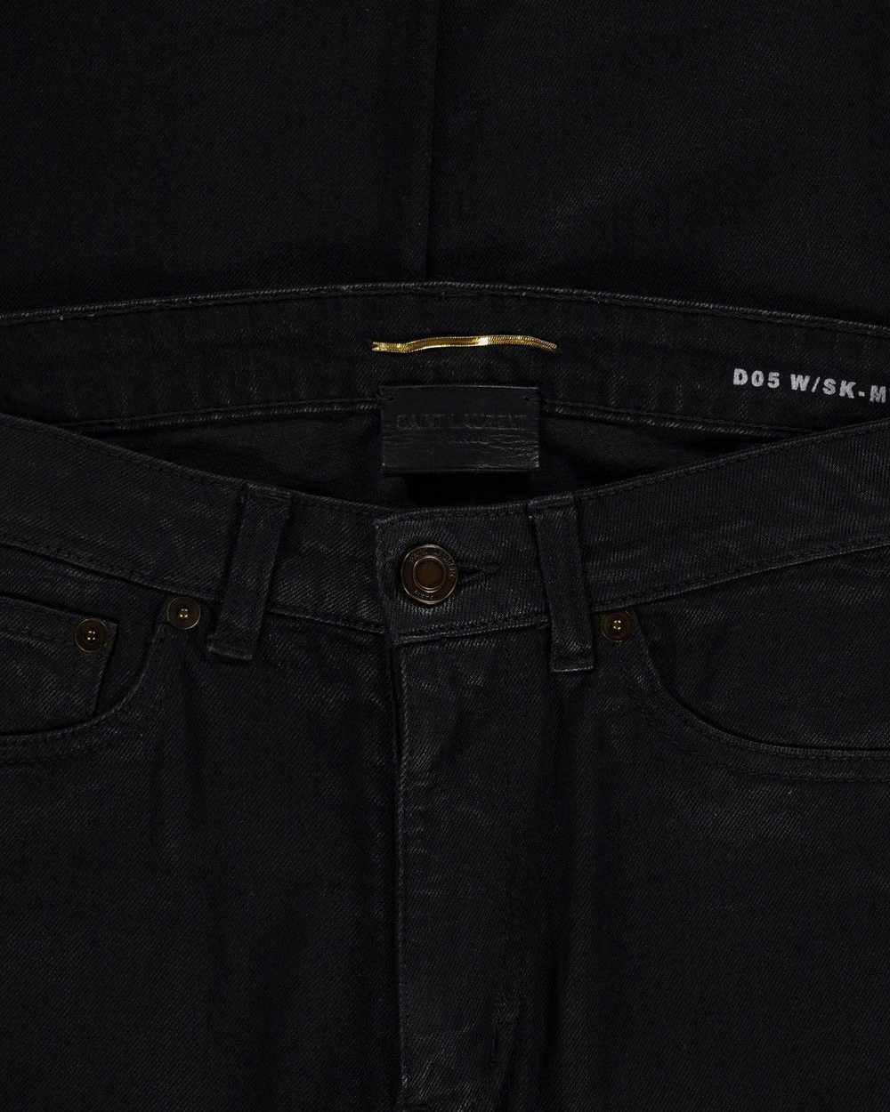 Saint Laurent Paris Saint Laurent Waxed Raw Hem J… - image 2