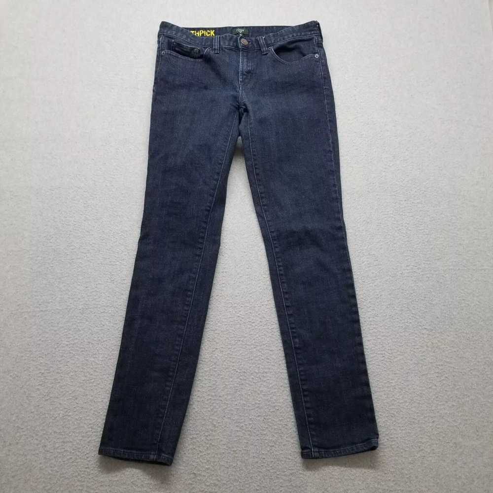 J.Crew J Crew Womens 28 Blue Denim Tapered 30x31 … - image 1