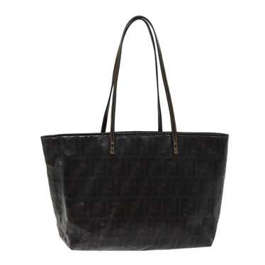 Fendi FENDI Zucca Canvas Tote Bag Coated Canvas Br