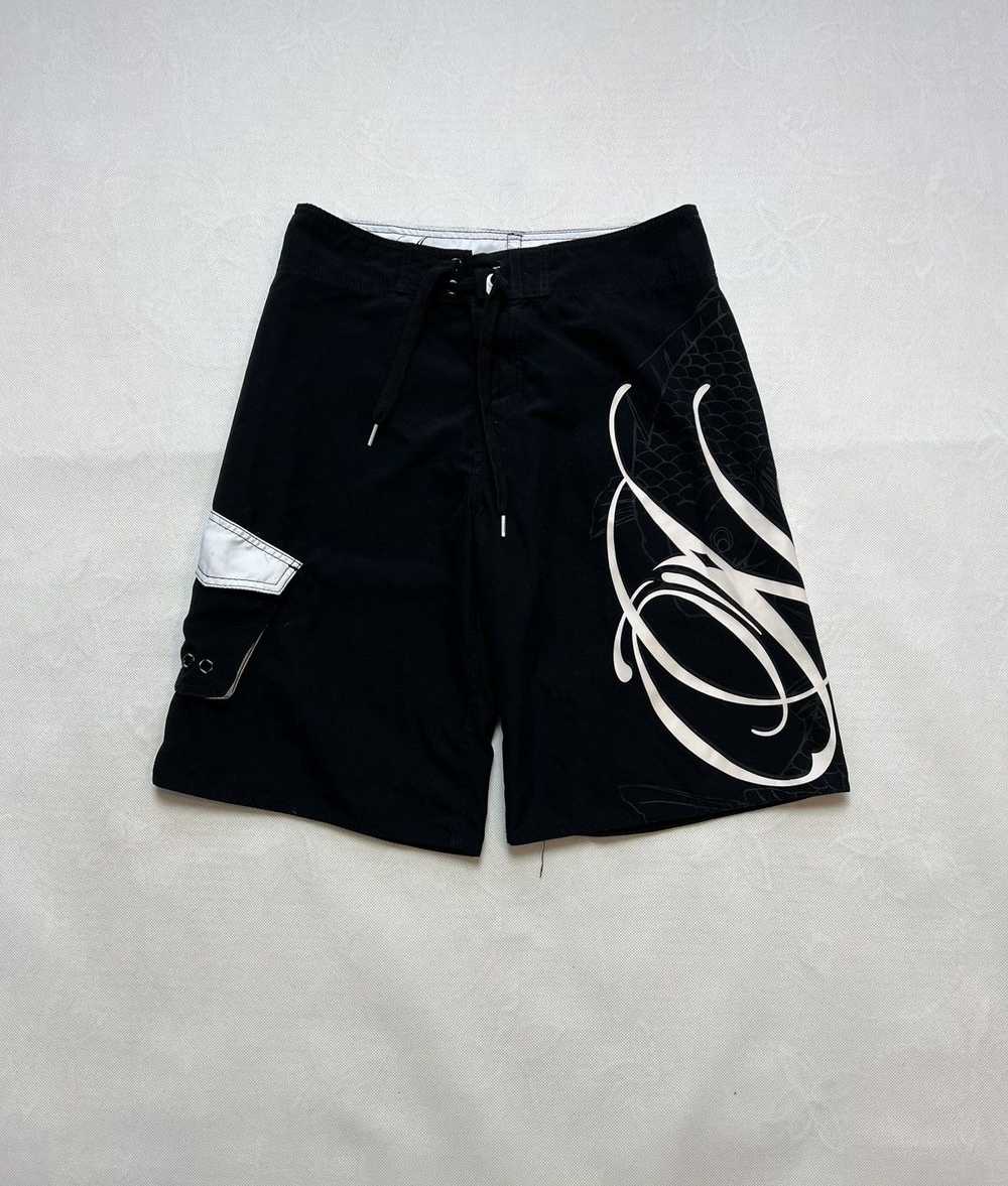 Oneill × Vintage Shorts O’neill big logo white bl… - image 2