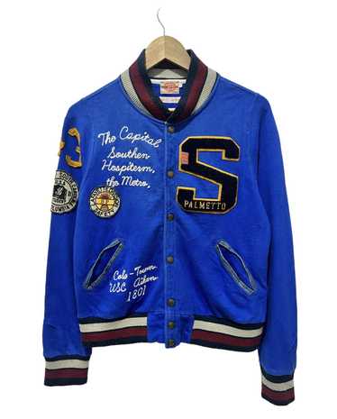 Japanese Brand × Streetwear × Varsity Jacket Cube… - image 1