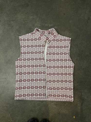 Handmade × Rare × Streetwear Soft Fabric Red Vest - image 1