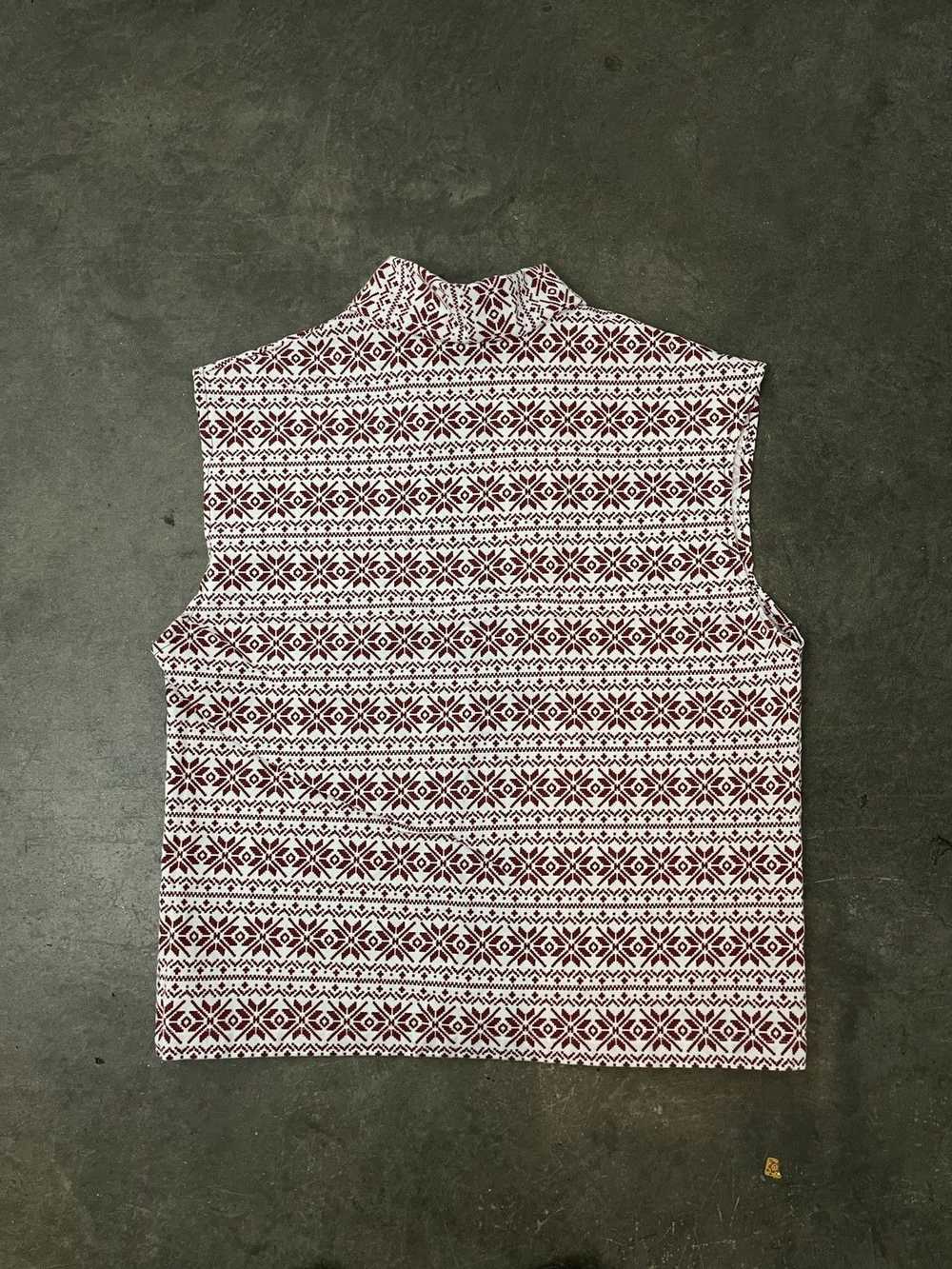 Handmade × Rare × Streetwear Soft Fabric Red Vest - image 5