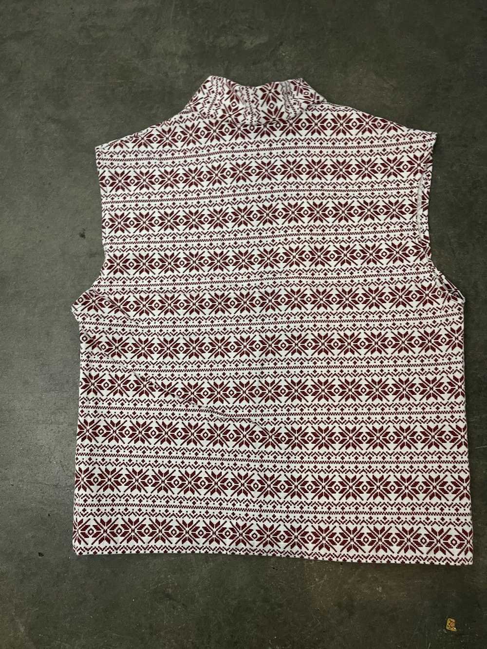 Handmade × Rare × Streetwear Soft Fabric Red Vest - image 7