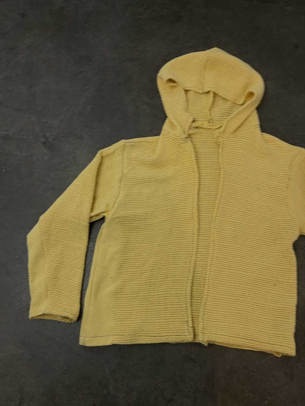 Handmade × Rare × Streetwear Knit Yellow Jacket - image 6