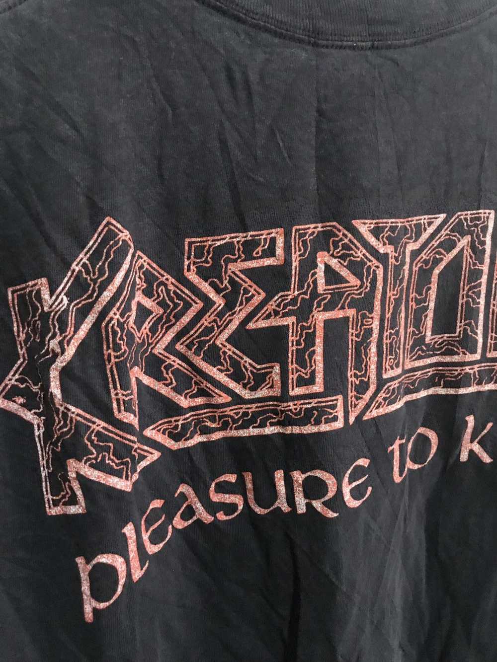 Band Tees Distressed Kreator Pleasure To Kill Thr… - image 10