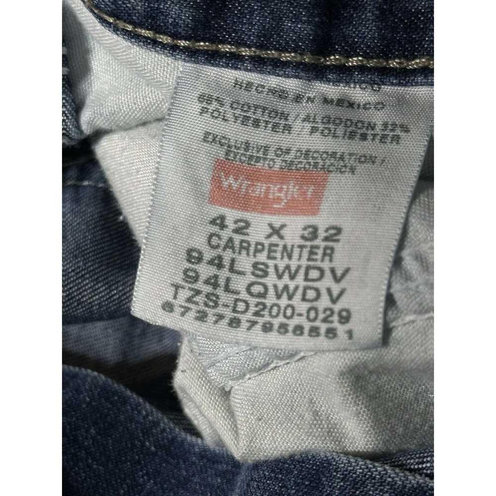 Wrangler Wrangler Carpenter Jeans Mens 42x32 Blue… - image 9