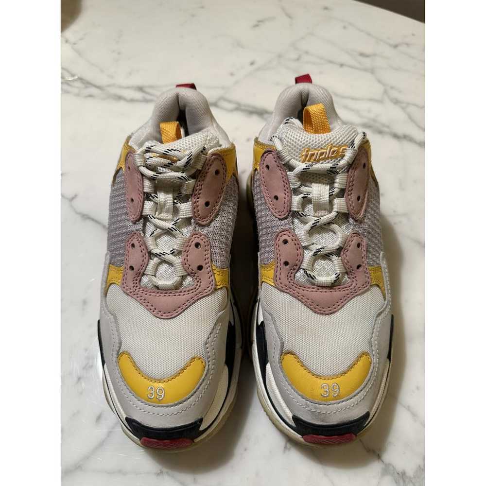 Balenciaga Triple S cloth trainers - image 3