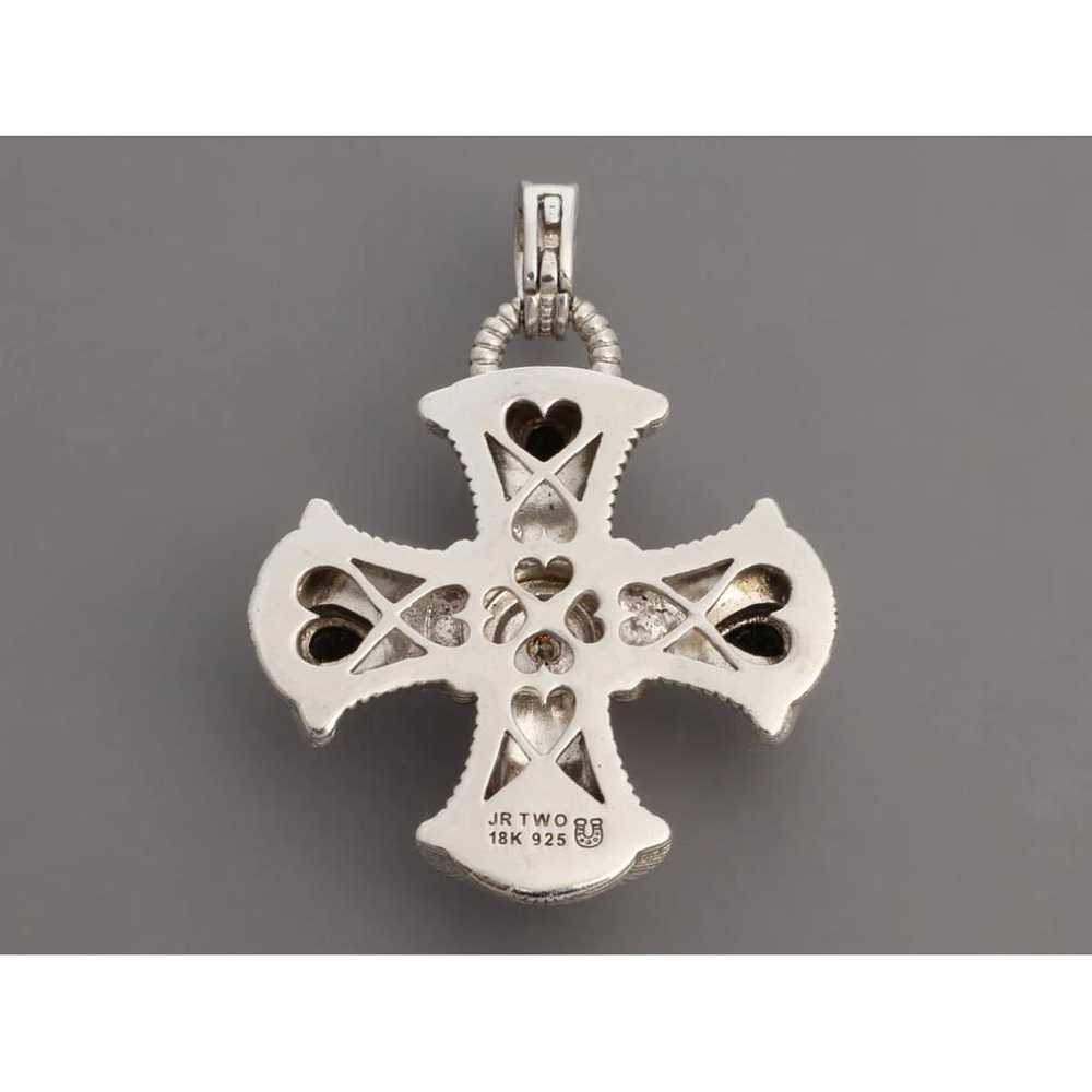 Judith Ripka Silver pendant - image 3