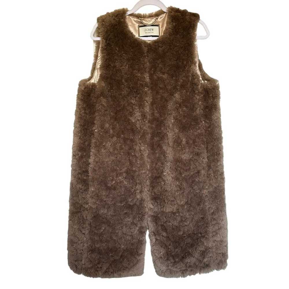 J.Crew Faux fur vest - image 3