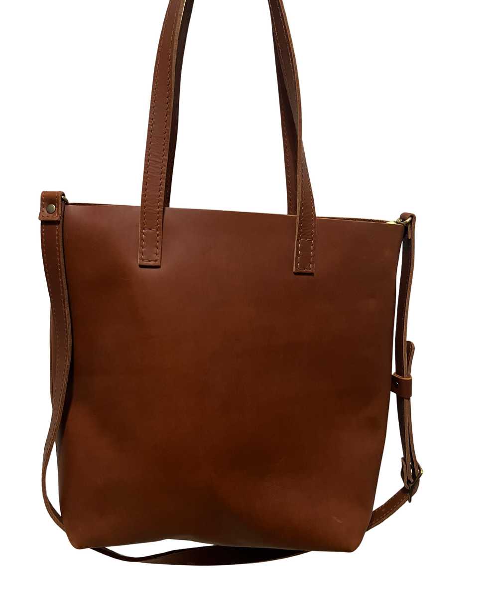 Portland Leather Crossbody Tote - image 4