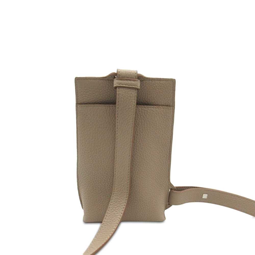 Beige LOEWE Vertical T Pocket Crossbody Bag - image 3