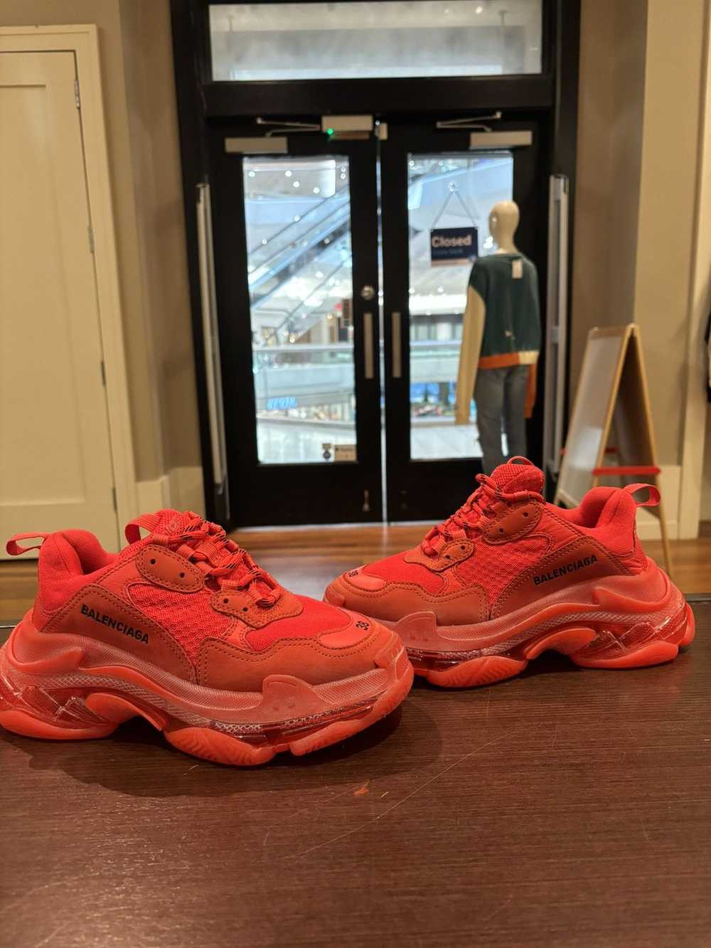 Balenciaga Balenciaga Triple S Clear Red - image 1