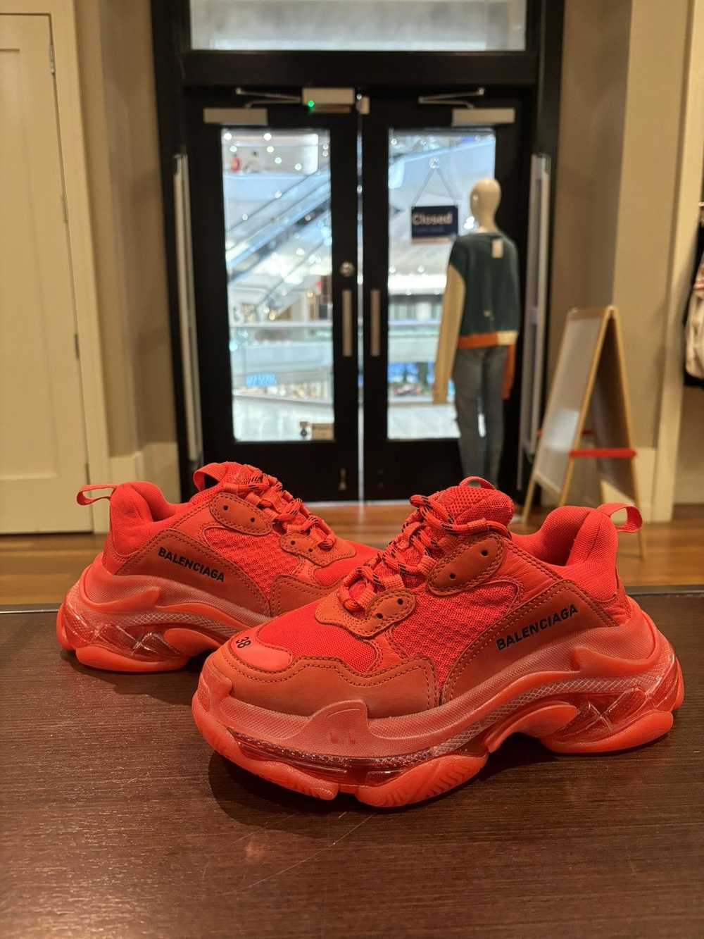 Balenciaga Balenciaga Triple S Clear Red - image 2