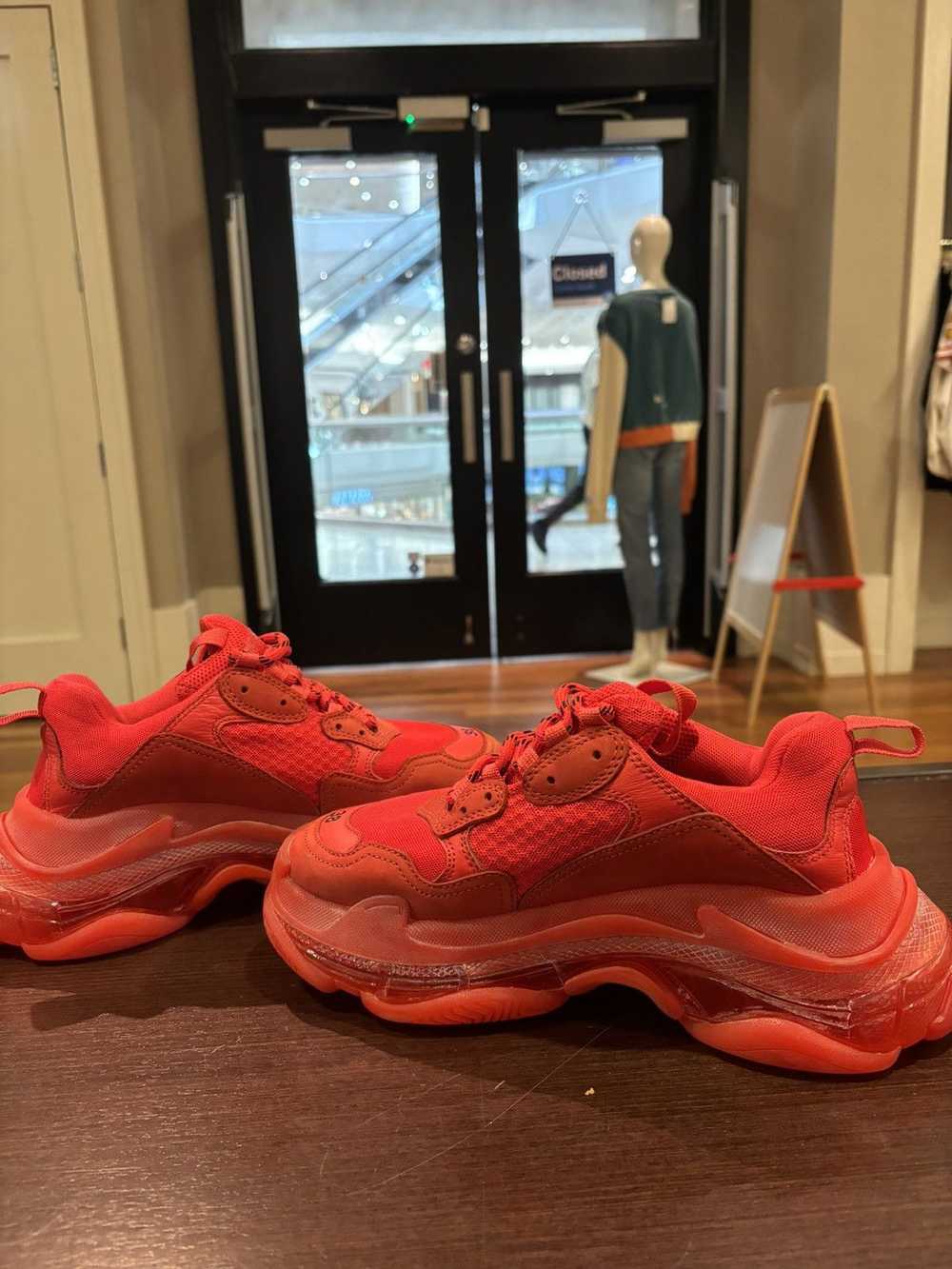 Balenciaga Balenciaga Triple S Clear Red - image 4