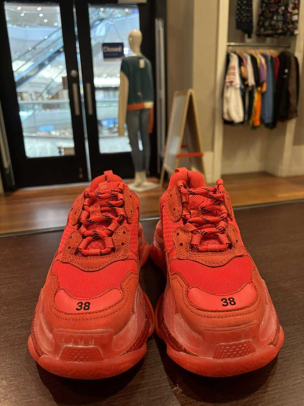 Balenciaga Balenciaga Triple S Clear Red - image 6