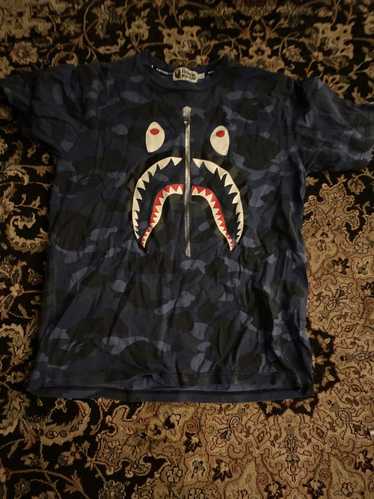 Bape Bape Camo Shark Mouth Tee