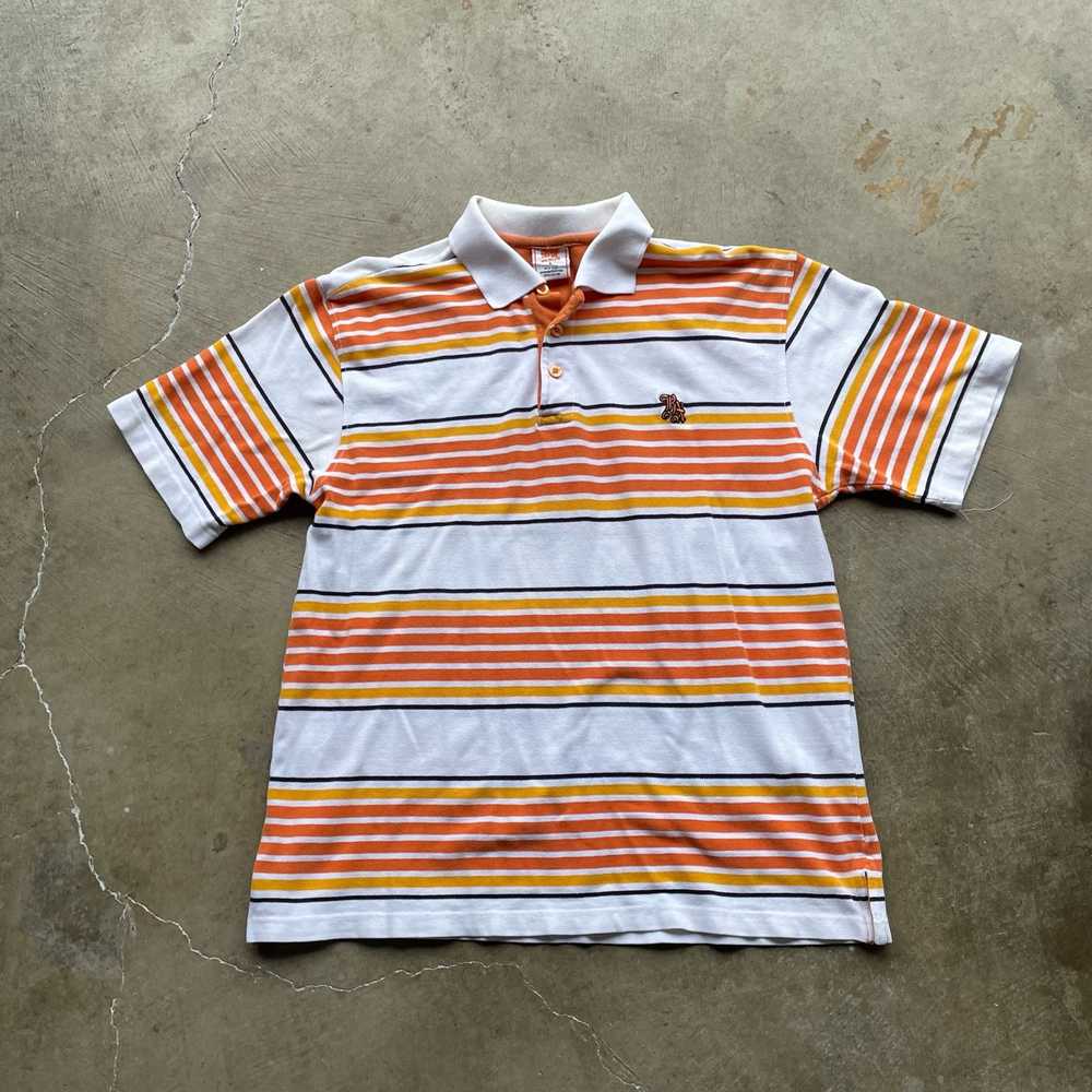 Vintage vintage y2k polo orange shirt sz large 00… - image 2