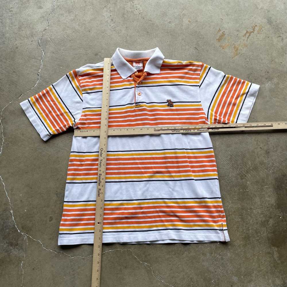 Vintage vintage y2k polo orange shirt sz large 00… - image 5