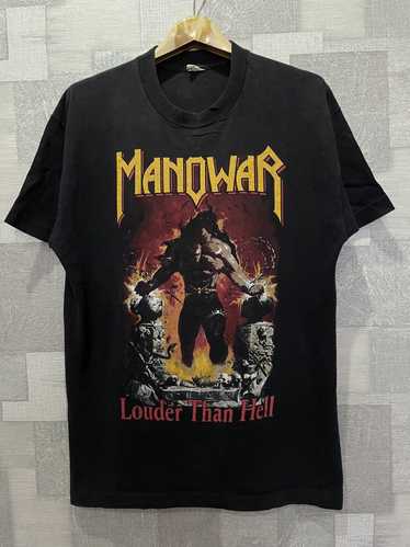 Band Tees × Rock Band × Vintage Vintage MANOWAR Lo