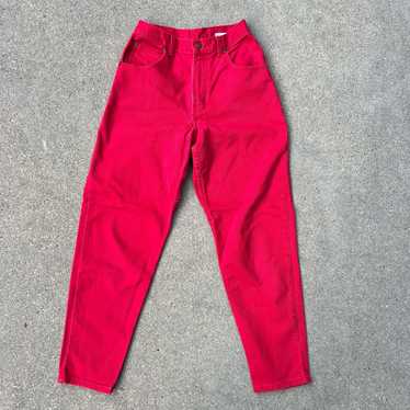 Vintage Vintage 90s Newport News Red High Waist M… - image 1