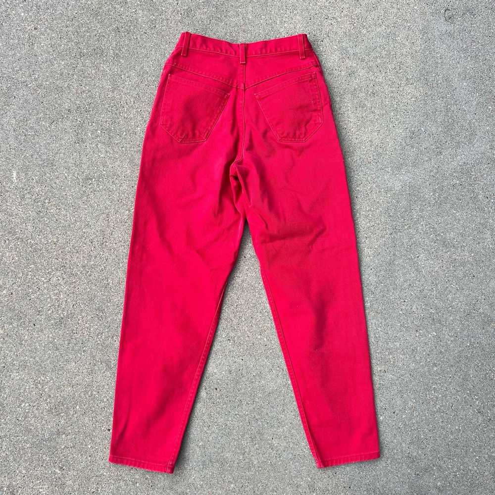 Vintage Vintage 90s Newport News Red High Waist M… - image 2