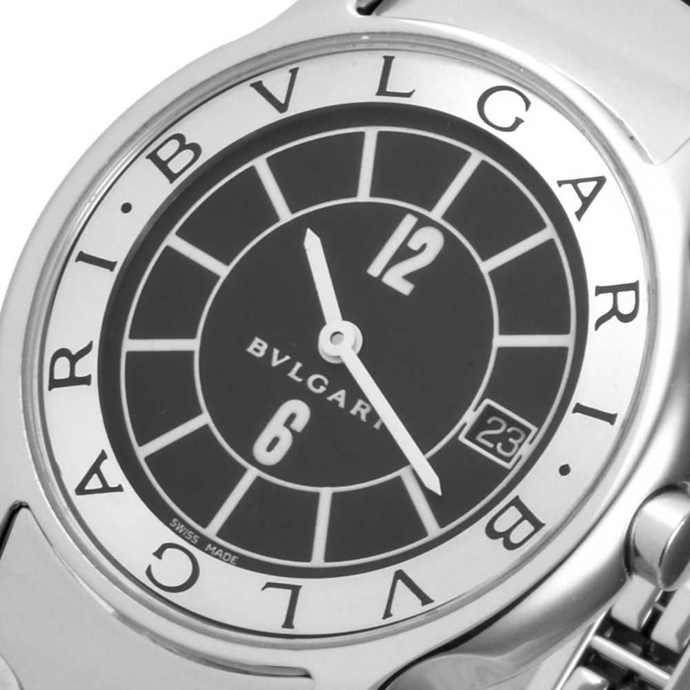 Bvlgari BVLGARI ST35S Solotempo Watch Quartz Blac… - image 7