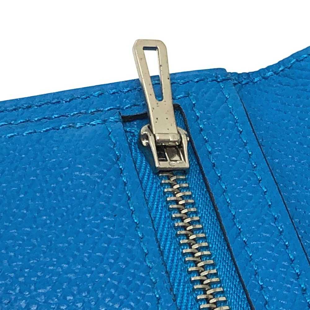 Hermes Hermes Bearn Souffle Bifold Long Wallet Bl… - image 8