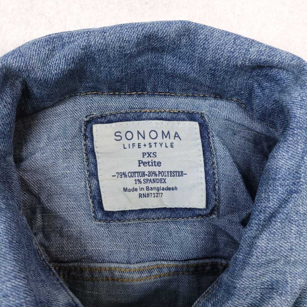 Sonoma Sonoma Button Up Denim Jean Jacket Womens … - image 3