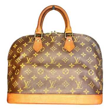 Louis Vuitton Alma leather handbag