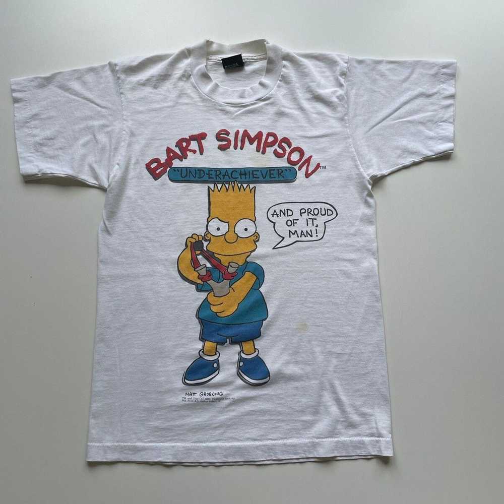 The Simpsons × Vintage Vintage 1990s Bart Simpson… - image 1