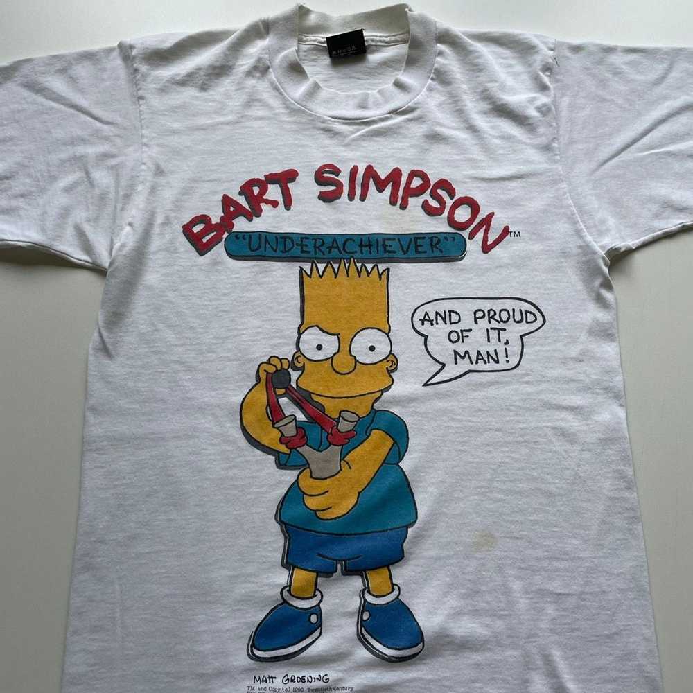 The Simpsons × Vintage Vintage 1990s Bart Simpson… - image 2