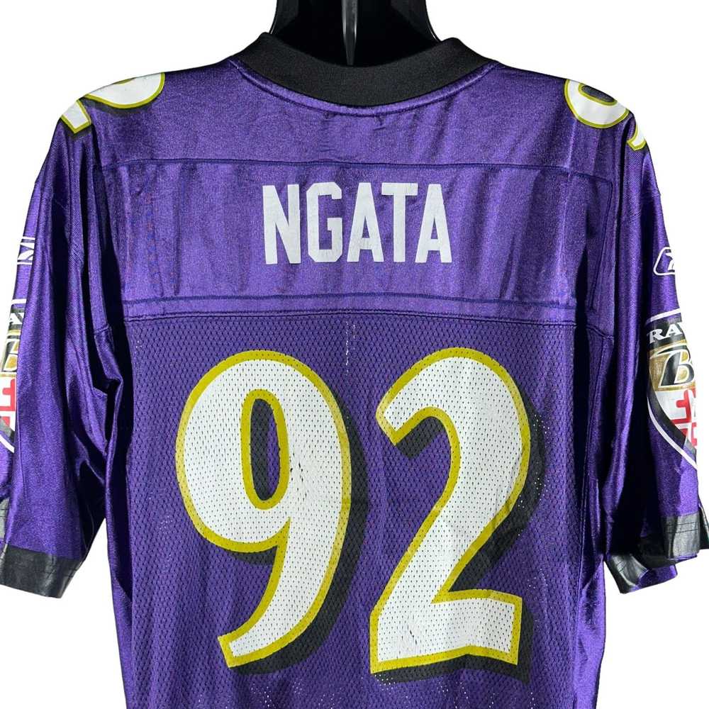 NFL Vintage NFL Baltimore Ravens #92 NGATA Jersey - image 4