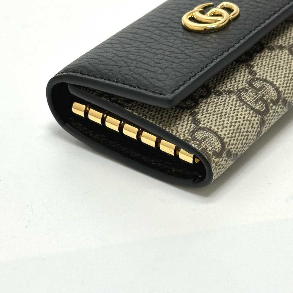 Gucci Gucci 456118 GG Marmont Key Case Beige - image 3