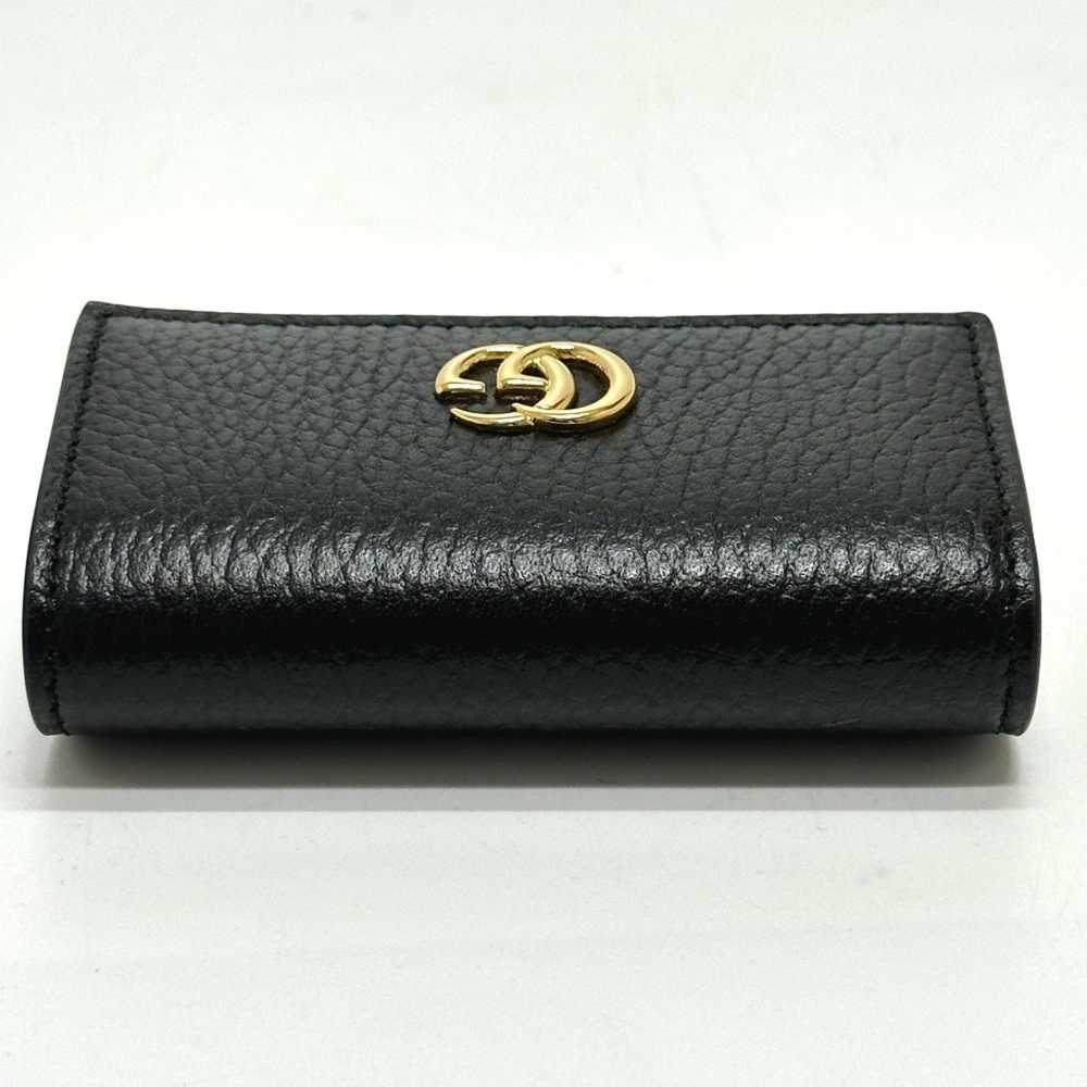 Gucci Gucci 456118 GG Marmont Key Case Beige - image 6