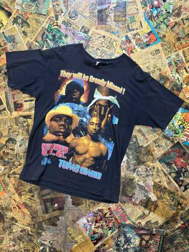 Vintage 90’s Tupac notorious BIG bootleg rap tee