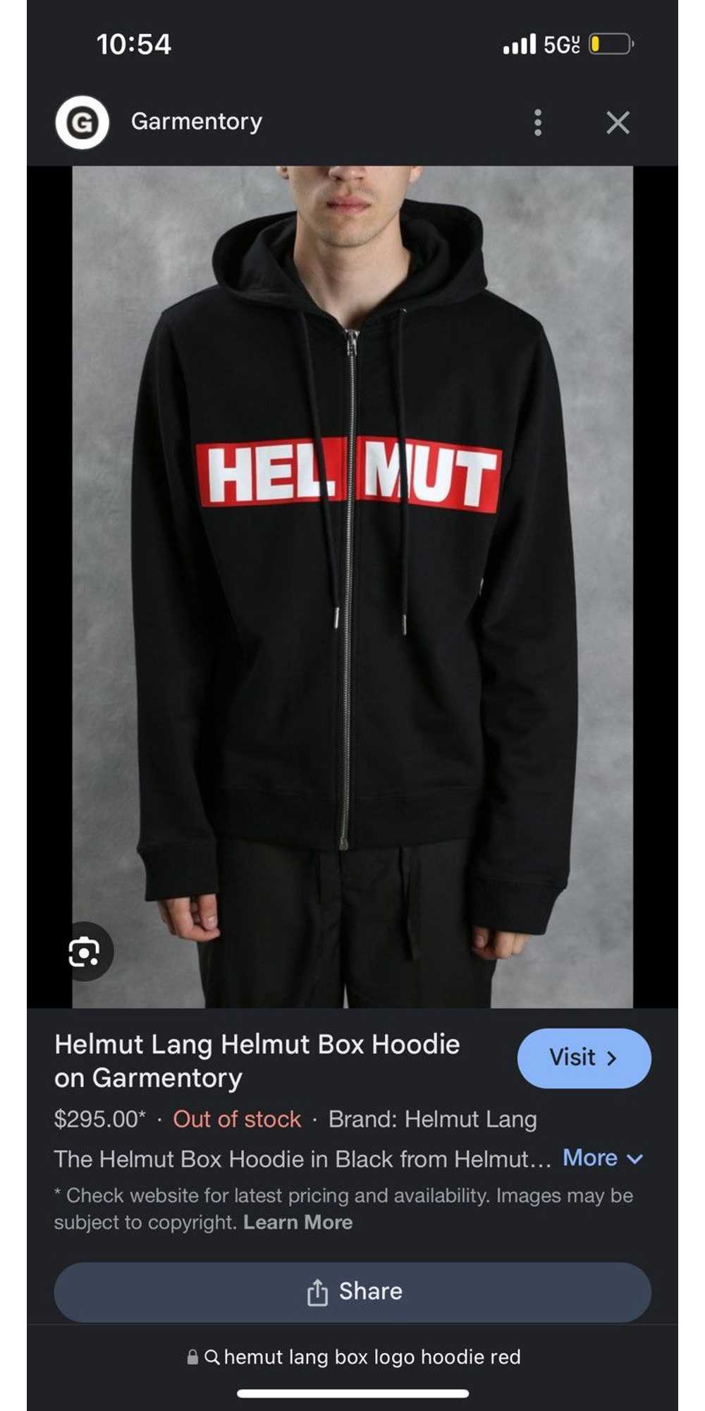 Helmut Lang Helmut Lang Box Logo Hoodie - image 6